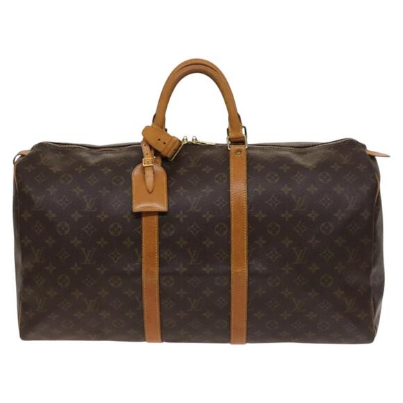 LOUIS VUITTON Monogram Keepall 55 Boston Bag M41424 - Picture 13 of 16